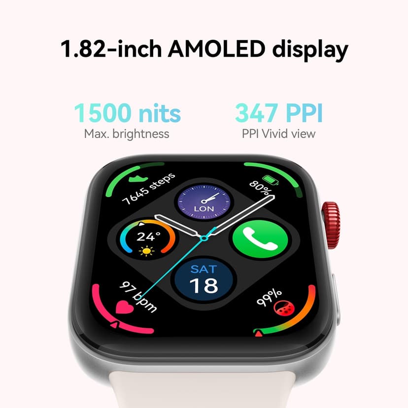 Huawei Watch FIT 3, écran AMOLED de 1,8", Design Ultra Fin, Appel Bluetooth, autonomie de 10 Jours, Compatible avec iOS et Android, Gestion complète de la santé et de la Remise en Forme, GPS, Vert - 2