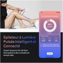 Braun Epilateur Lumiere Pulsee Intelligent Skin i·expert PL7263, Blanc et Bronze – Alternative au Laser à Domicile, Filaire, avec Pochette, Rasoir Gillette Venus, 3 Têtes, Connecté à L’Application - 3