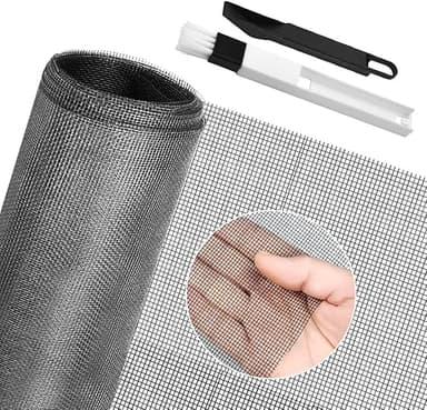 BUZIFU 150 * 500cm Moustiquaire Sur mesure en Fibre de Ve…