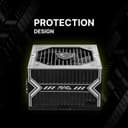 MSI MAG A750BN PCIE 5 Gaming Power Supply - PCIE 5.0 Compatible - Certified 80 Plus Bronze 750W - Compact Size - PSU ATX - 7
