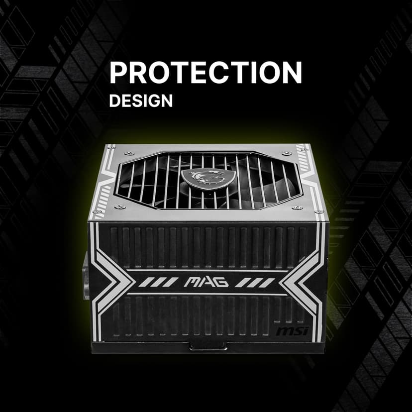 MSI MAG A750BN PCIE 5 Gaming Power Supply - PCIE 5.0 Compatible - Certified 80 Plus Bronze 750W - Compact Size - PSU ATX - 7