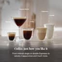 De'Longhi Linea Classic EM450.M Machine à café manuelle avec tige vapeur, machine à expresso avec pompe barista, buse pour cappuccino, filtre double paroi, 15 bar, tasse jusqu'à 13 cm, acier - 3