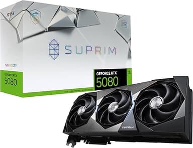 MSI Gaming RTX 5080 16G SUPRIM SOC Graphics Card (16GB GD…