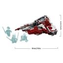 LEGO Star Wars 75401 Le Jedi Interceptor d’Ahsoka - Inclut Skywalker avec Sabres Laser et droïde R7-A7 - Jeu de Construction avec Chasseur à Construire pour garçons dès 8 Ans, Fans de The Clone Wars - 9