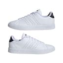 adidas Men's Advantage 2.0 Shoes, Cloud White/Core Black/Legend Ink, 9 UK - 7