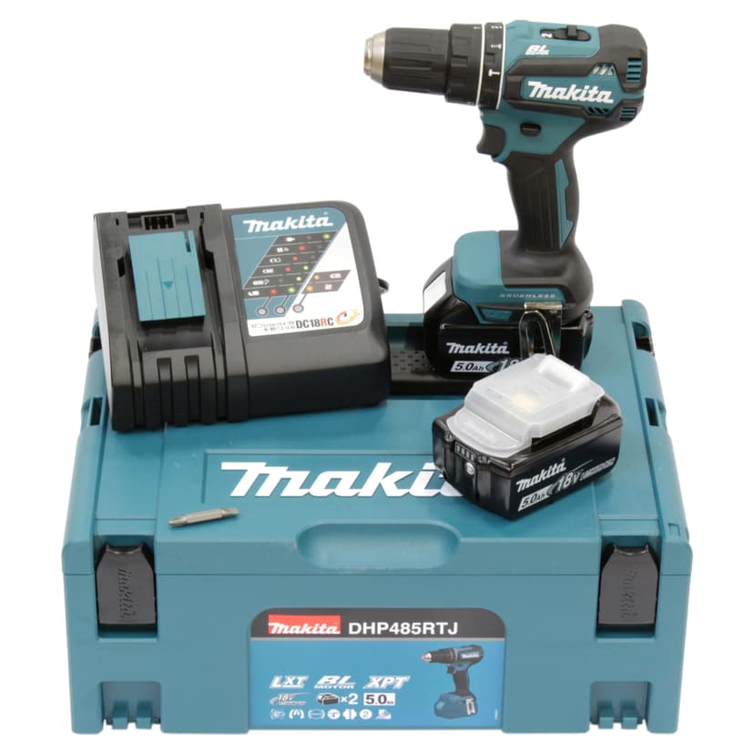Makita DHP485RTJ Combi Drill, 18 V - 1