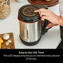 Morphy Richards Compact Soup Maker, 1L, Blend, Smooth and Chunky Soup, Smoothies, Quick and Easy Cooking, 900W, Black & Stainless Steel, 501021 - 3