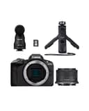 Canon EOS R50 Mirrorless Camera Kit - Black - 24.2MP - RF-S 18-45mm Lens - Creator Kit - 1