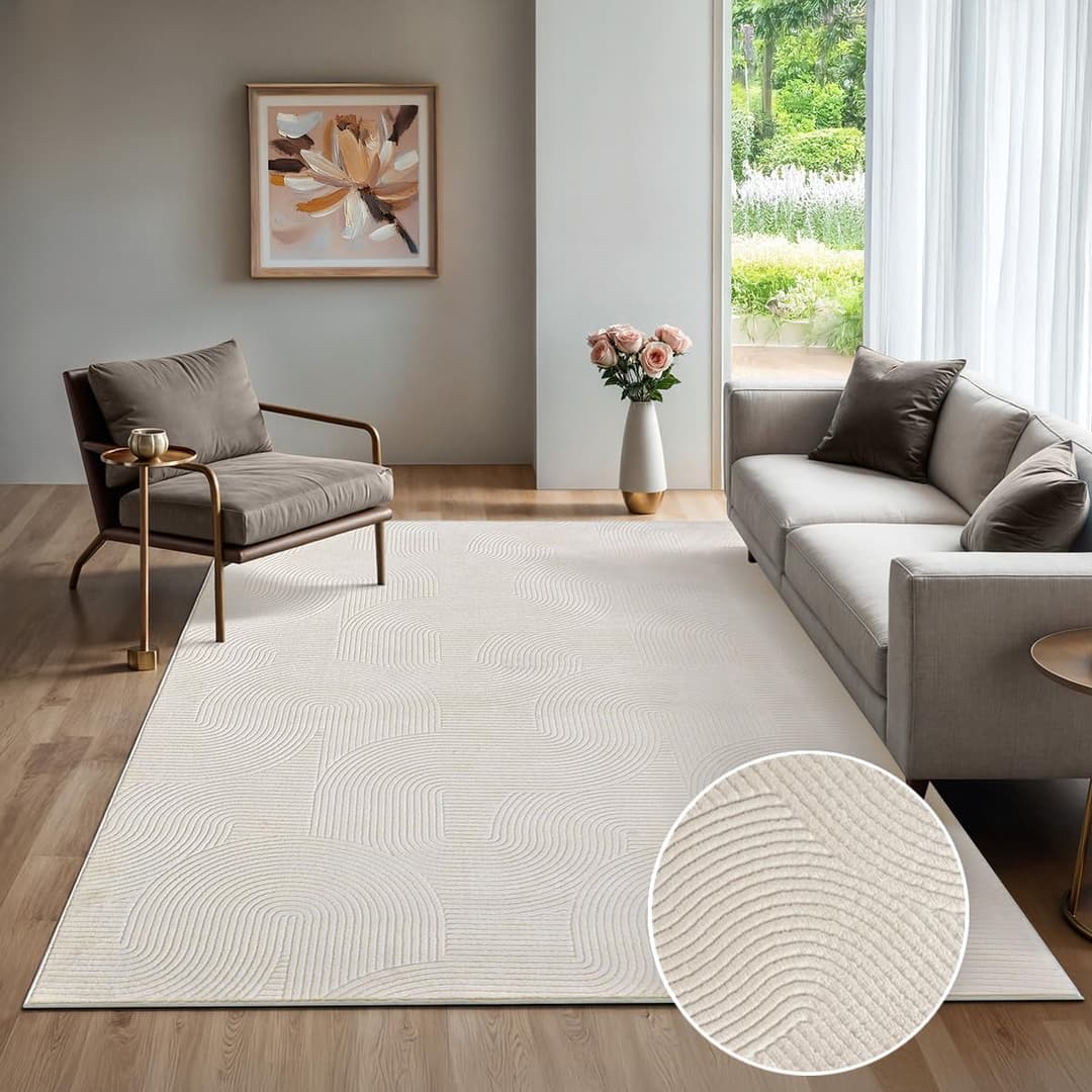 the carpet Rio Modern Short Pile Rug, Soft and Easy-Care …