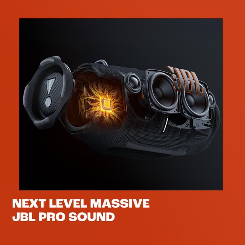 JBL Xtreme 4 speaker in black – Portable Bluetooth speaker with deep bass, AI sound boost and built-in power bank – Waterproof and dustproof - 2