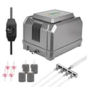hygger Aquarium Air Pump, 1325L/H Fish Tank Air Pump, 15W Adjustable Powerful 4 Outputs Aquarium Oxygenator up to 3800L Aquariums - 1