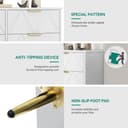 YITAHOME Chest of Drawers Bedroom, Contemporary 6 Drawer, Bedroom Furniture, Wide Chest of Drawers Wood, Bedroom Storage Unit, Sliding Drawers, Office Lounge Furniture Storage Cabinet, White - 3