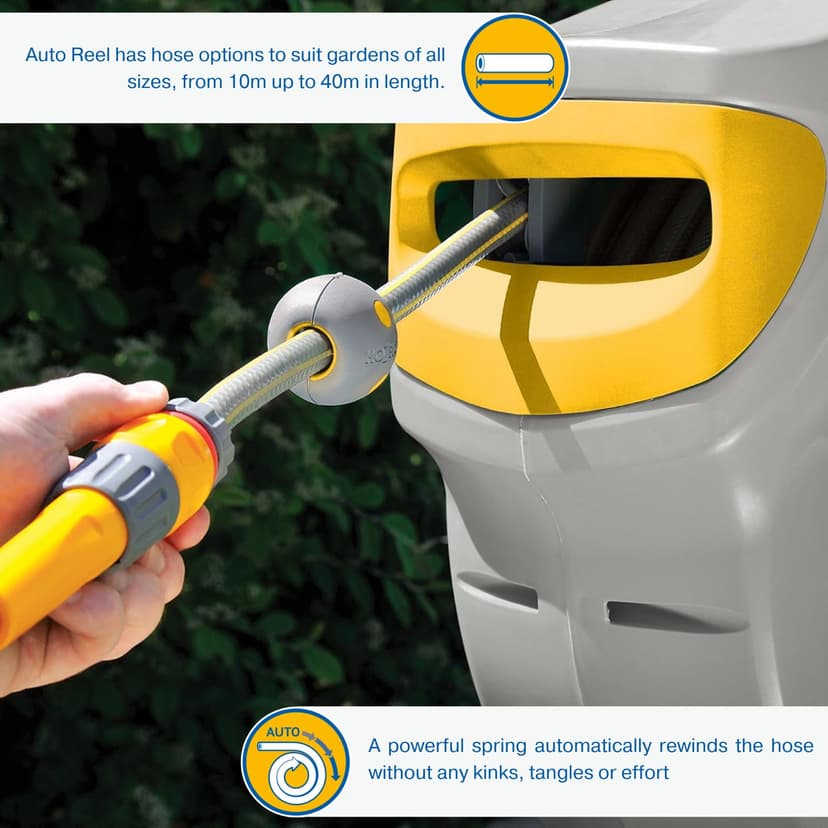 Hozelock Auto Reel 2595 40m Hose - 3