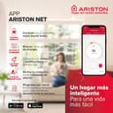 Ariston Velis Pro Wifi Electric Water Heater Low Power Consumption Multiple Positions 100L Flat with Wi-Fi and ECO EVO Function, 127.2 x 27.5 x 51.1 cm, for Installation in Spain - 6