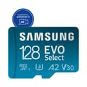 Samsung EVO Select (2024) microSD card + SD adapter, 128GB, Memory card for smartphone and tablet, UHS-I U3, 4K UHD, Full HD, 160 MB/s Read, MB-ME128SA/EU - 2