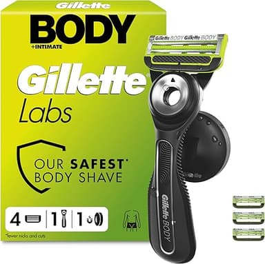 Gillette Labs Body + Intimate rasoir intime homme pour le…