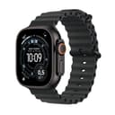 Apple Watch Ultra 3 [GPS + Cellular 49 mm] Montre connectée Course à Pied et Multisport avec boîtier Titane Noir et Bracelet Ocean Noir. Communications Satellite, Suivi santé et activité - 1