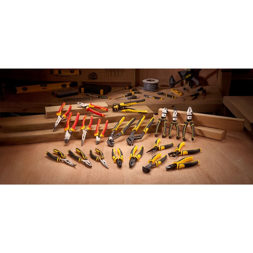 STANLEY Fmht0-96230 Pince À Dénuder Automatique Gamme FATMAX 20,3 cm - Branches Bi matières - Ressort de Rappel - molette de Serrage - Ouverture de mors de 0,2 à 6mm² avec Longueur de 6 à 18mm - - 9