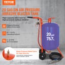 VEVOR Mobile Sand Blasting Machine 75.7L Sandblasting System 8ft Work Hose Sandblaster 60-110PSI Working Pressure Ideal for Removing Rust, Paint, Stains and Polishing Large Areas - 2
