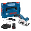 Bosch Professional 12V System scie circulaire sans-fil GKS 12V-26 (Ø de lame : 85 mm, avec 2 batteries 3,0Ah, chargeur rapide GAL 12V-40, calage L-BOXX, L-BOXX) - 1