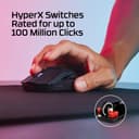 HyperX Pulsefire Haste 2 Mini Wireless Gaming Mouse for PC | Compact | Lightweight Bluetooth 2.4GHz | Black - 5
