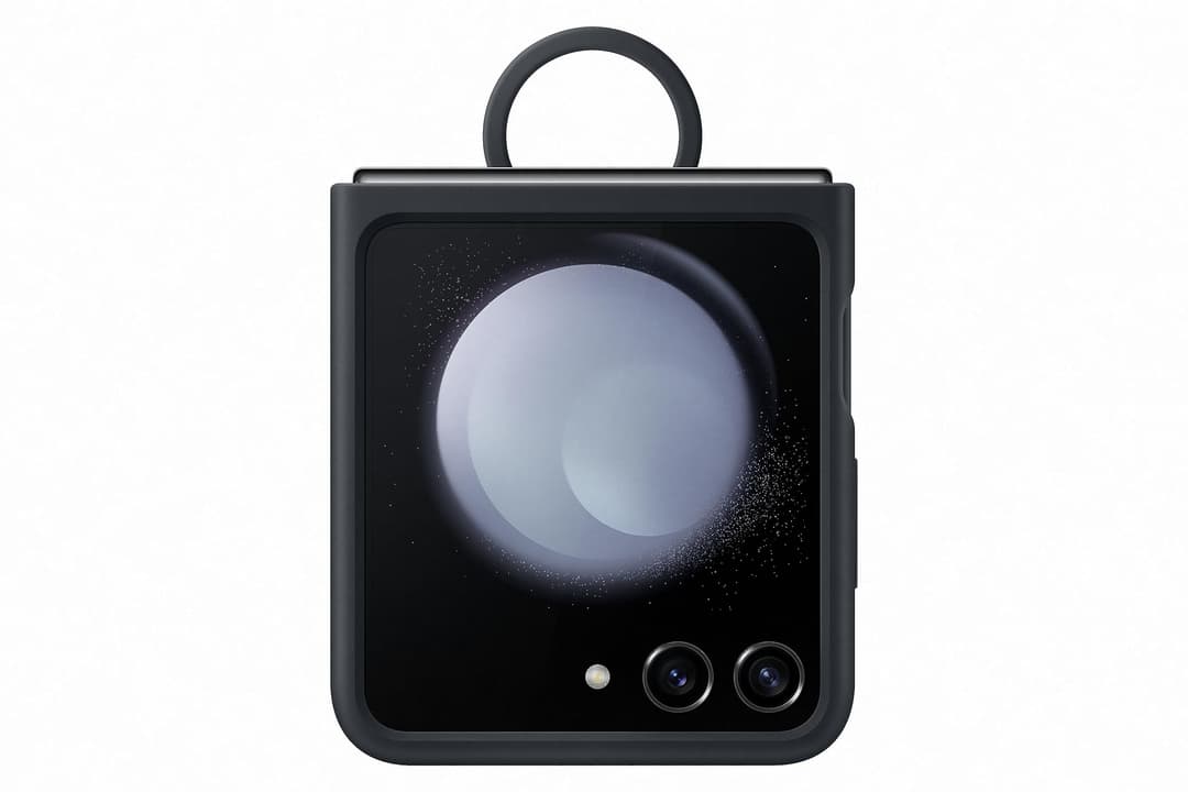 Samsung Galaxy Official Silicone Case with Ring for Z Flip5, Indigo