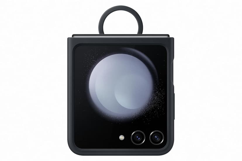 Samsung Galaxy Official Silicone Case with Ring for Z Flip5, Indigo - 1