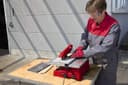 Einhell Fliesenschneidmaschine TC-TC 800 (800 W, 2.950 min-1, neigbarer Edelstahltisch mit Winkelskala, verstellbarer Winkelanschlag, Parallelanschlag mit Skala, inkl. Diamanttrennscheibe Ø 180) - 2
