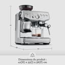 Sage - The Barista Express Impress - Assisted Jam Bean Coffee Machine with Milk Frother, Brushed Stainless Steel - 7