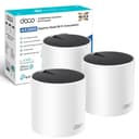 TP-Link Deco X55 AX3000 Lot de 3 systèmes Wi-FI maillé intégrale, Maille axée sur l'IA, HE160, Double Bande avec Ports Gigabit, Couverture jusqu'à 150 pi², Connexion jusqu'à Amazon Alexa, HomeShield, - 1