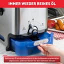 Tefal Oleo Clean Friteuse semi-professionnelle 3,5 L, 2300 W, Jusqu'à 6 pers, Filtration automatique de l'huile, Minuteur digital, Hublot de contrôle, Thermostat, Boite de stockage d'huile FR804015 - 7