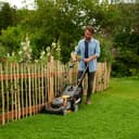 WORX WG743E Cordless Lawnmower 40 V - Professional Lawnmower with Mulching Function & PowerShare Battery - Lawn Mowing without Cable - Ideal for Gardens up to 500 m² - 3