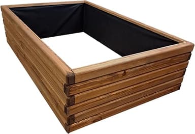 HolzGarden Carré Potager Surélevé en Bois 120 x 30 x 75 c…
