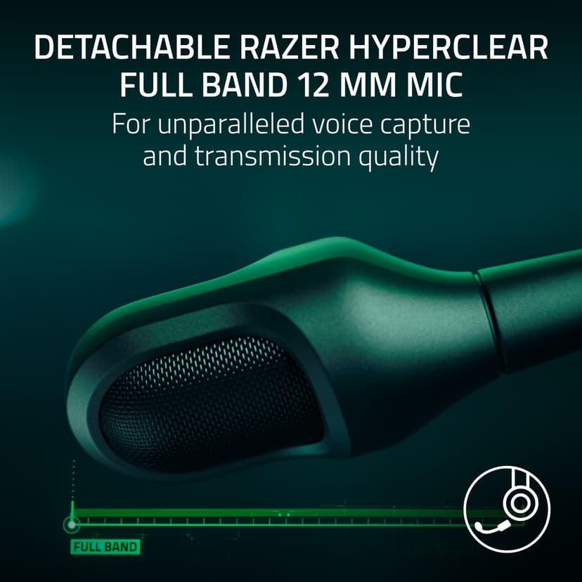 Razer BlackShark V3 Pro - Wireless ANC Esports Headset - Active Noise Cancellation - Drivers 50mm - Detachable HyperClear Mic - Wireless HyperSpeed 2,4 GHz & Bluetooth - FPS - PC/Mac | Black - 4