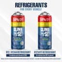 CLIMASET - 3-in-1 R 1234yf Air Con Recharge, Oil, Leak Sealer XL & 2 x R1234yf XL - AC Gas Refill Kit - Air Conditioning Car Recharge Kit - 4