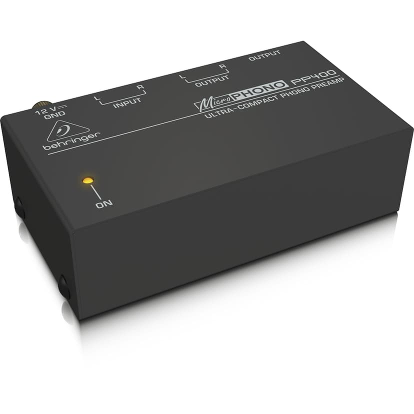 Behringer MICROPHONO PP400 Phono Preamp, Multi, 1 Paquet / S, RCA - 3
