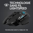 Logitech G502 LIGHTSPEED Souris sans Fil, Capteur Gaming HERO 25K, 25 600 PPP, RGB, Ultra-Léger, 11 Boutons Programmables, Batterie Longue Durée, POWERPLAY-compatible, PC, EU Packaging - Noire - 2