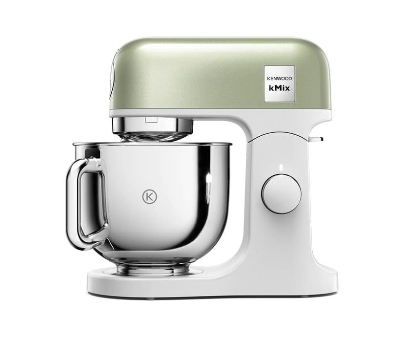 Kenwood kMix Editions KMX760GR Robot de cuisine avec bol en acier inoxydable de 5 l, système de sécurité à usage sûr, boîtier en métal, 1000 W, kit de pâtisserie 3 pièces et protection - 1