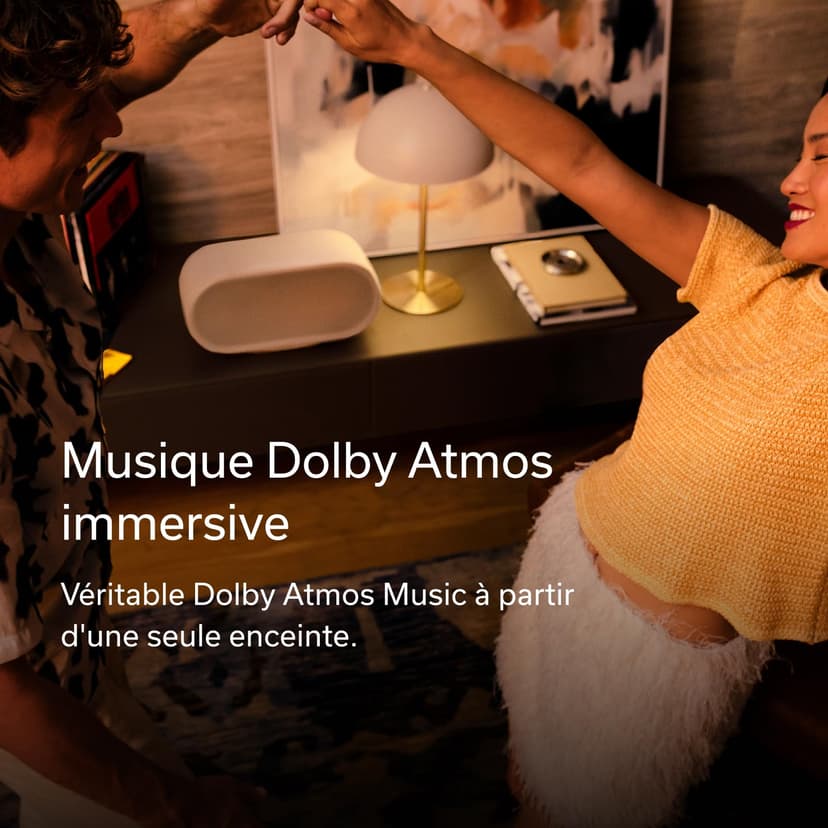 Denon Home 600 Flagship Wireless Smart Speaker with Dolby Atmos Music & Built-in Subwoofers, HEOS Multiroom, AirPlay 2 & Bluetooth – Premium High-Resolution Home Audio Speaker - Black - 3
