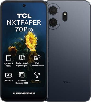 TCL NXTPAPER 70 Pro 5G smartphone 6.9" FHD+ 120Hz 8GB+256…