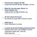 Panasonic AG-CX18EH 4K 60p Professional Camcorder with 25mm Wide-Angle Lens, 24x Zoom, 3G-SDI, XLR, 5-Axis Hybrid OIS, LED Light, Wi-Fi, USB PD, Black - 2