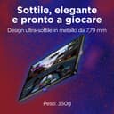 Lenovo Legion Tab - Ecran 8.8" 2.5K (2560x1600) 165Hz, Processeur Qualcomm Snapdragon 8 Gen 3, RAM 12Go LPDDR5x, Mémoire 256Go, Wi-FI 7, Tablette Android 14 - Eclipse Black - 6