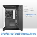 MUSETEX PC Case ATX, Y6B - 4