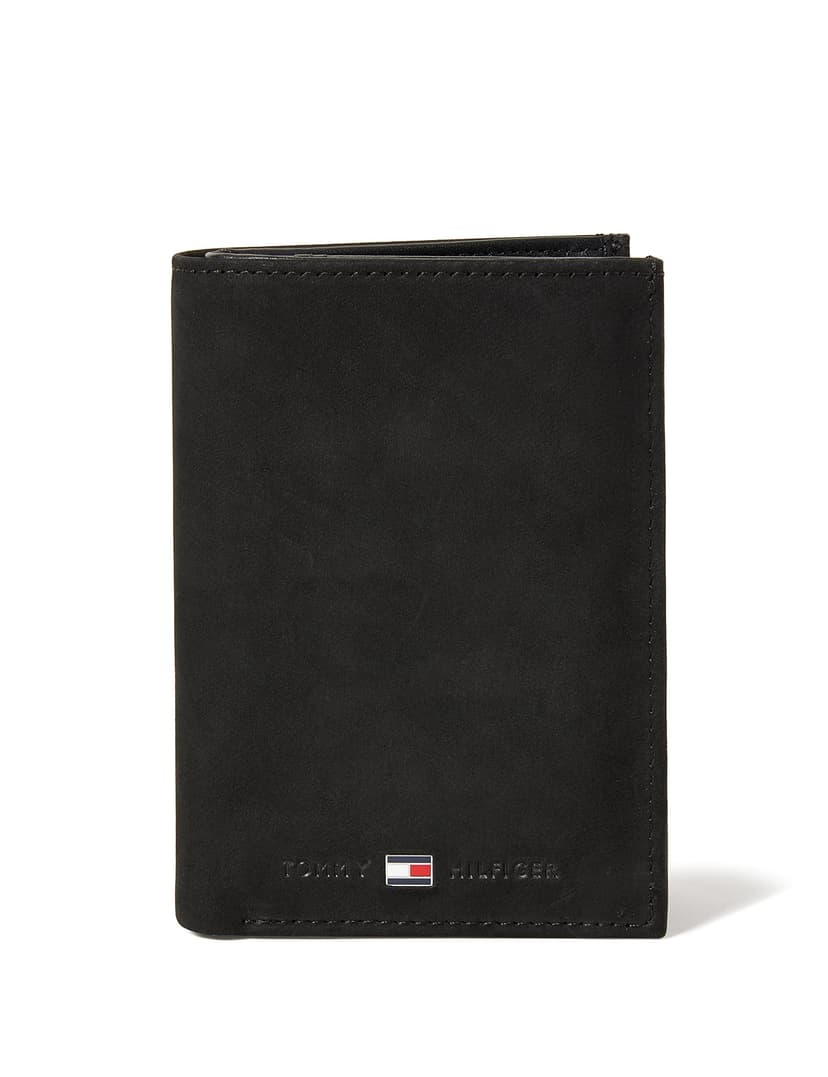 Tommy Hilfiger Men’s Johnson Wallet with Coin Pocket, Black (Black), One Size - 3