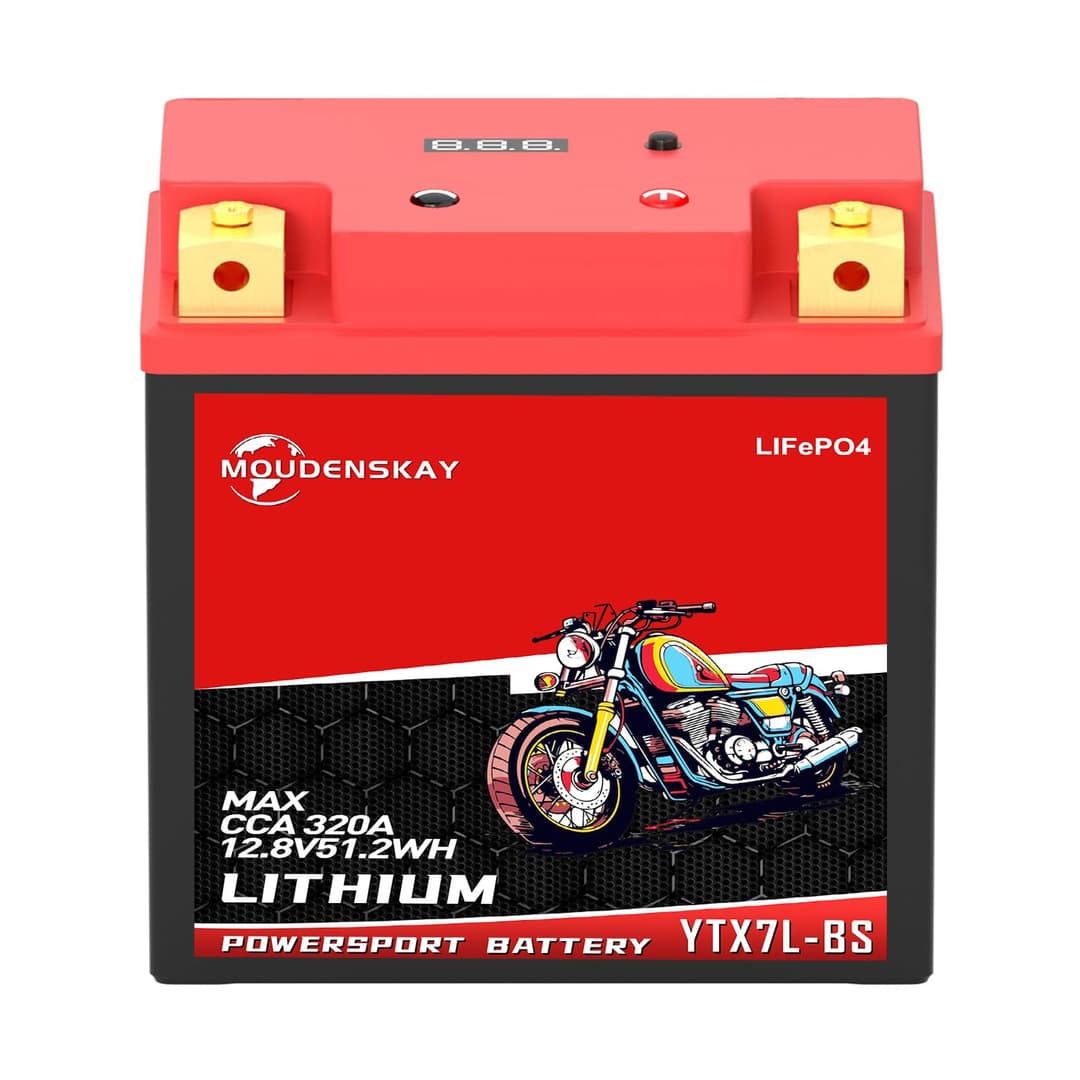 MOUDENSKAY Batterie Moto Lithium 12V Lithium Powersports …