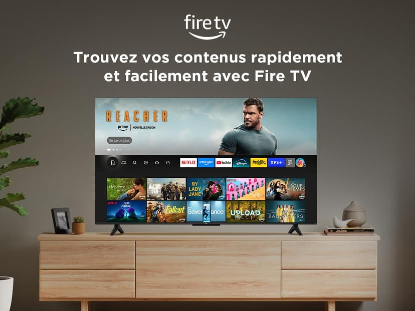 TCL 65T6C Fire TV 65 Pouces QLED 4K UHD Smart TV, HDR (Multi-Format), Dolby Atmos, Motion Clarity - 6