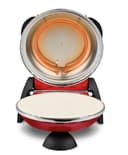 G3 Ferrari G10006 Pizza Express Delizia,Four à Pizza 1200 W, Thermostat Réglable jusqu’à 400°C, Cuit une Pizza Savoureuse en 5 min, Double Résistance, Livre de recettes et Spatules inclus – Rouge - 3
