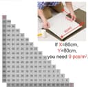 1200pièces Croisillon Autonivelant 2mm Croisillons Autonivelants Croisillon Carrelage Autonivelant Cale Carrelage Sol Calle de Nivellement pour Carrelage Kit Joint Carrelage Cales en Plastique 2 mm - 5