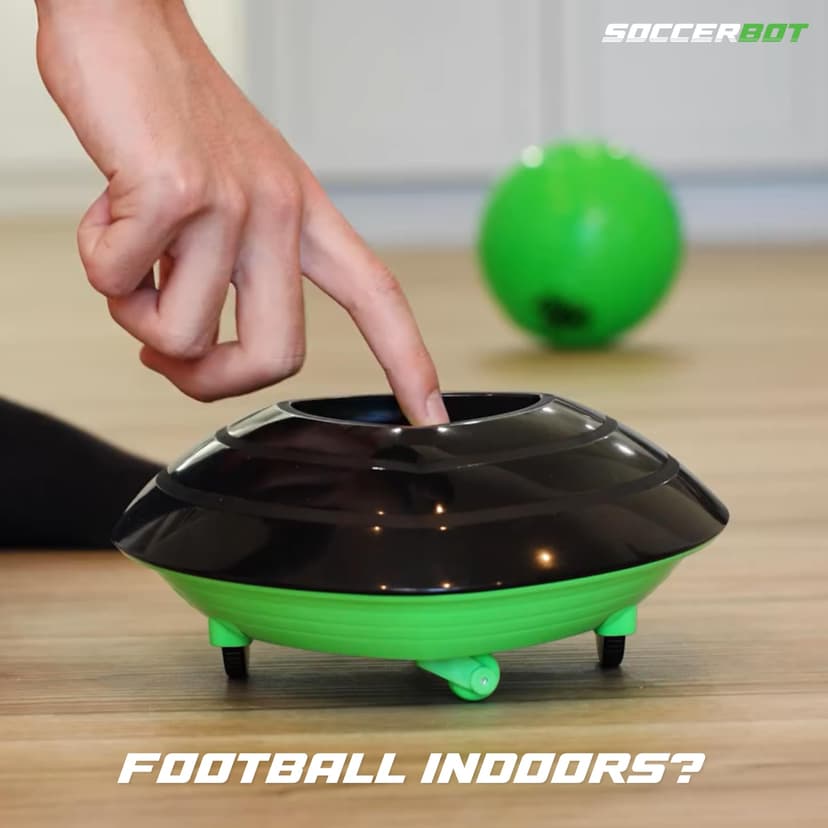 Strikesphere, Soccer Bot Indoor Football Trainer, Football Gifts for Boys & Girls, One Size, Black - 2