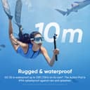 Insta360 GO 3S 64GB Arctic White - 4K Tiny Portable Vlogging Camera, Hands-Free POVs, Mount Anywhere, Stabilization, 140 Min Battery Life, 10m Waterproof, AI Editing, For Vlog, Travel, Outdoor - 6